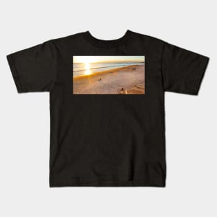 waiting for Christmas by the sea Kids T-Shirt